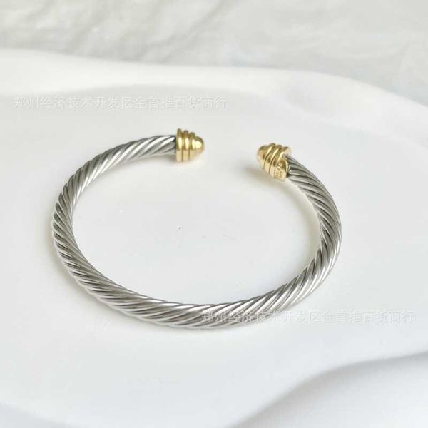 DY Bracelet Designer Classic Jewelry Charm jewelry bracelet Dy Gold Dome Twisted Cord Small Handpiece Christmas gift accessories
DY Bracelet Designer Classic Jewelry Charm jewelry bracelet Dy Gold Dome Twisted Cord Small Handpiece Christmas gift accessories