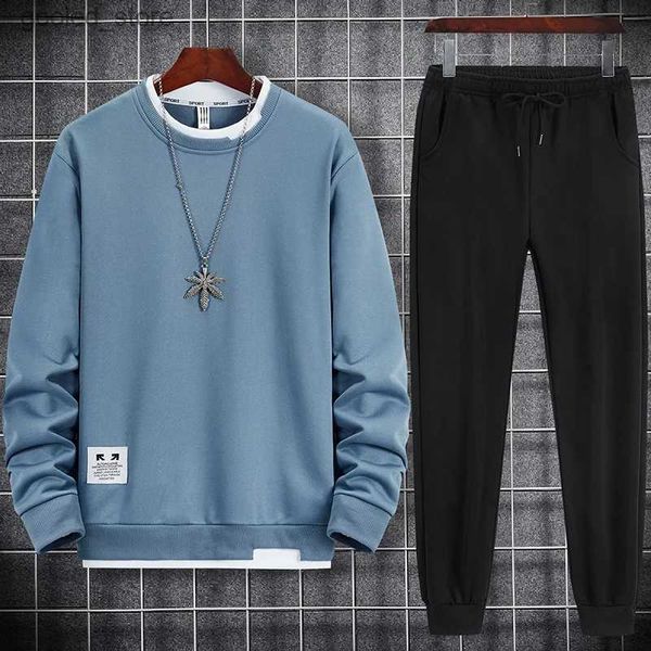 Mens Tracksuits latest fashion sportswear men long sleeve round neck shirt + sweatpants suit pullover sweater top and jogging pants casual wear Q231025, T011 white
Mens Tracksuits latest fashion sportswear men long sleeve round neck shirt + sweatpants suit pullover sweater top and jogging pants casual wear Q231025, T011 white