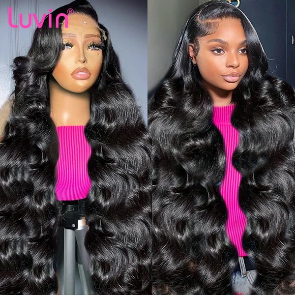 Luvin 250% Body Wave 13x6 Lace Frontal Wigs 30 40Inch Brazilian Remy 5x5 Closure Glueless Wig Human Hair Ready To Wear For Women 231024, Blue
Luvin 250% Body Wave 13x6 Lace Frontal Wigs 30 40Inch Brazilian Remy 5x5 Closure Glueless Wig Human Hair Ready To Wear For Women 231024, Blue
