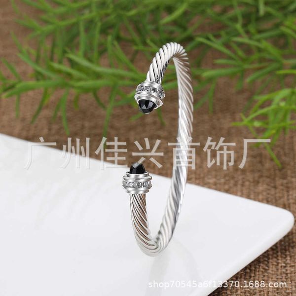 

DY Bracelet Designer Classic jewelry Fashion Charm Jewelry women Dy AAA Bracelet Popular Woven Open Twisted Thread 5M with Diamond Style Christmas gifts jewelry