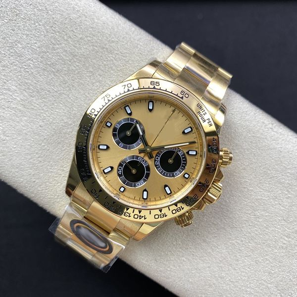Designer men's watch gold dial automatic movement 40mm watch luxury high-quality 904L stainless steel strap folding buckle fashion luminous watch waterproof
Designer men's watch gold dial automatic movement 40mm watch luxury high-quality 904L stainless steel strap folding buckle fashion luminous watch waterproof