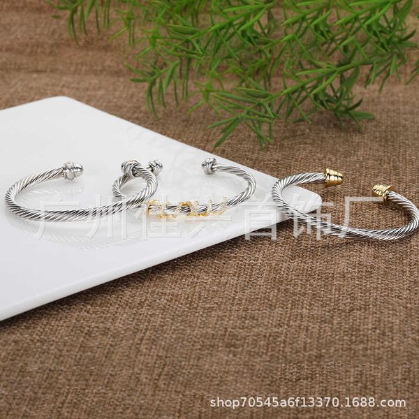 DY Bracelet Designer Classic Jewelry Fashion charm jewelry Dy Round Head bracelet New Line Flower Twisted Thread Color Separation Versatile jewelry Christmas gift
DY Bracelet Designer Classic Jewelry Fashion charm jewelry Dy Round Head bracelet New Line Flower Twisted Thread Color Separation Versatile jewelry Christmas gift