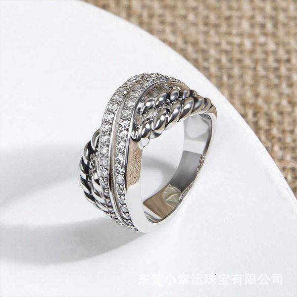 DY Ring Designer Charm Jewelry Fashion Classic jewelry popular X cross set zircon imitation classic hot selling ring accessory Christmas gift jewelry accessories
DY Ring Designer Charm Jewelry Fashion Classic jewelry popular X cross set zircon imitation classic hot selling ring accessory Christmas gift jewelry accessories