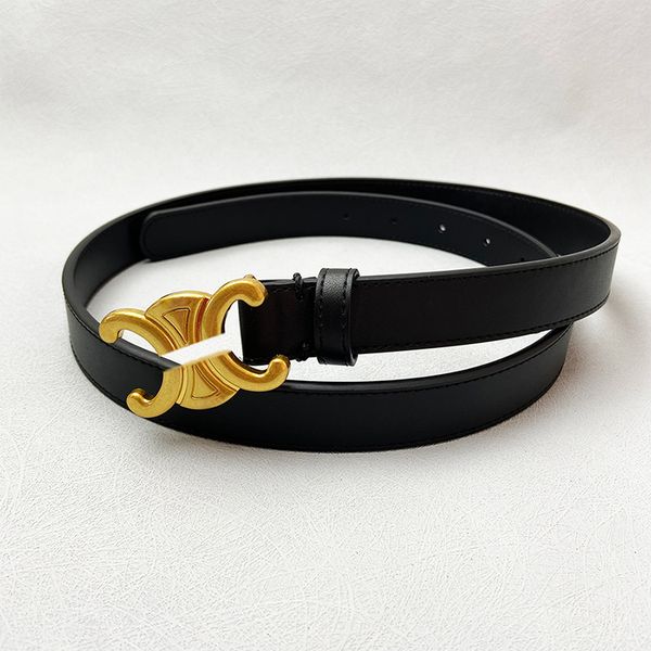 Designer Cowhide Belt Belt Retro Design Thin Waist Belts for Men Womens Width 3.8CM Casual belt with gold smooth buckle Pair with skirt jeans Quality belt box, Black
Designer Cowhide Belt Belt Retro Design Thin Waist Belts for Men Womens Width 3.8CM Casual belt with gold smooth buckle Pair with skirt jeans Quality belt box, Black