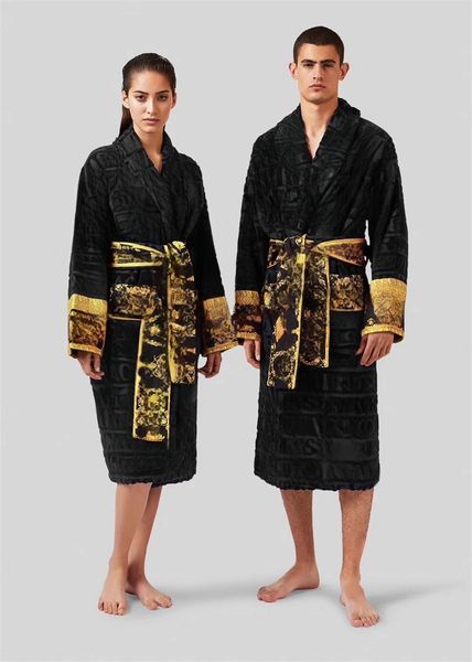 Coats Cotton Men Women Bathrobe Sleepwear Long Robe Designer Letter Print Couples Sleeprobe Nightgown Winter Warm Unisex Pajama, Black
Coats Cotton Men Women Bathrobe Sleepwear Long Robe Designer Letter Print Couples Sleeprobe Nightgown Winter Warm Unisex Pajama, Black