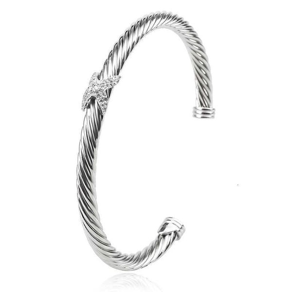 DY Bracelet Designer Luxury Jewelry Top jewelry bracelet Dy Bracelets 5MM cable 8-shaped cross full imitation diamond X opening hot Christmas gift accessories
DY Bracelet Designer Luxury Jewelry Top jewelry bracelet Dy Bracelets 5MM cable 8-shaped cross full imitation diamond X opening hot Christmas gift accessories
