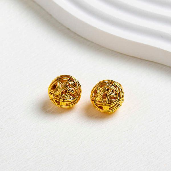 Designer Earrings loews Luxury jewelry top accessories French style gold hollow woven bird's nest earrings high-end Earrings S925 silver Christmas gift jewelry
Designer Earrings loews Luxury jewelry top accessories French style gold hollow woven bird's nest earrings high-end Earrings S925 silver Christmas gift jewelry