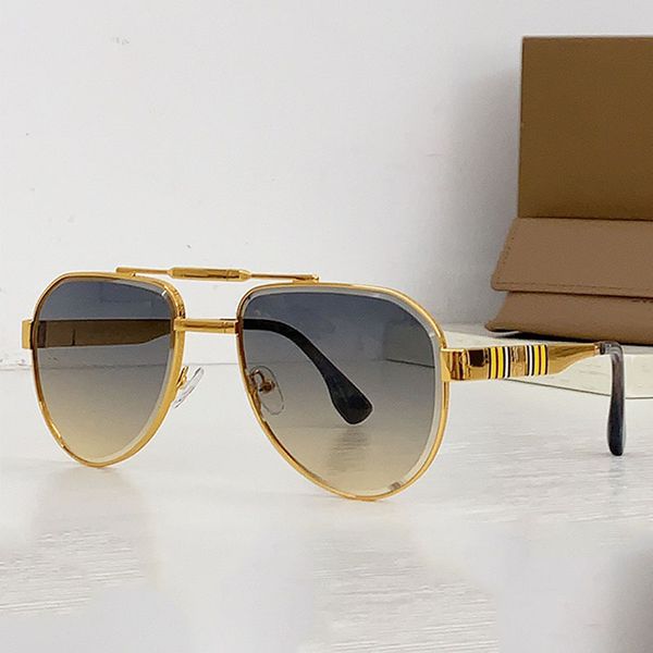 Mens and Womens Fashion Pilot Oval Metal Frame Designer Sunglasses BE5443 Foldable Gradient Lunettes de Soleil Striped Mirror Legs Driving Leisure Vacation
Mens and Womens Fashion Pilot Oval Metal Frame Designer Sunglasses BE5443 Foldable Gradient Lunettes de Soleil Striped Mirror Legs Driving Leisure Vacation