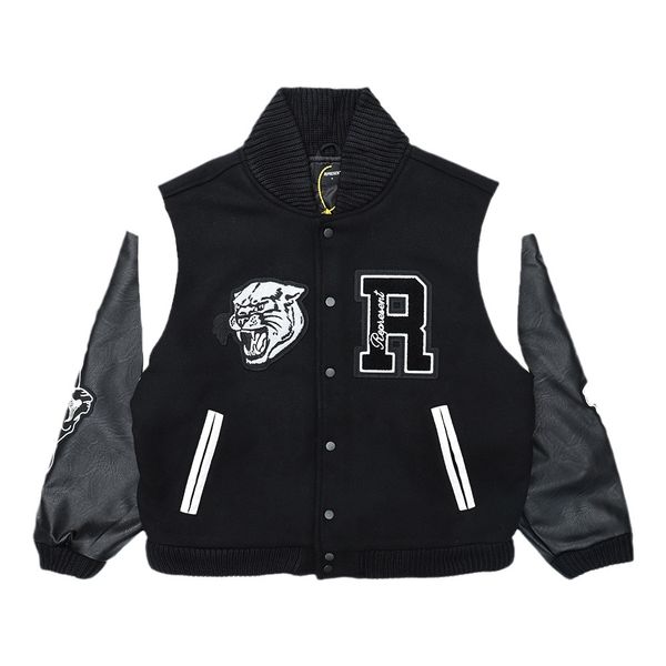 Winter Designer Men's Coat Couple Outwear Classic Graphic Embroidered Leather Sleeve Baseball Jacket Representd Man Oversize, Customize
Winter Designer Men's Coat Couple Outwear Classic Graphic Embroidered Leather Sleeve Baseball Jacket Representd Man Oversize, Customize