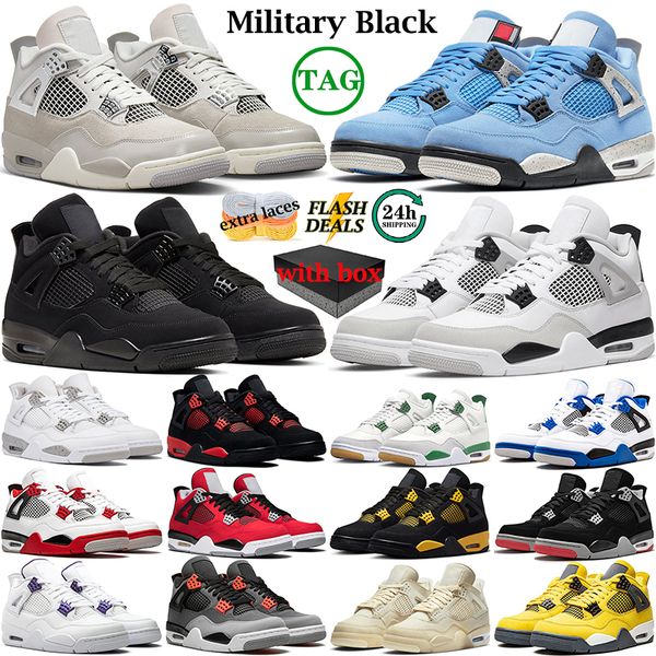 basketball shoes for men women 4 4s with box Black Cat Military University Blue Yellow Frozen Moments White Oreo Sail Metallic Green mens trainers sneakers, 41
basketball shoes for men women 4 4s with box Black Cat Military University Blue Yellow Frozen Moments White Oreo Sail Metallic Green mens trainers sneakers, 41