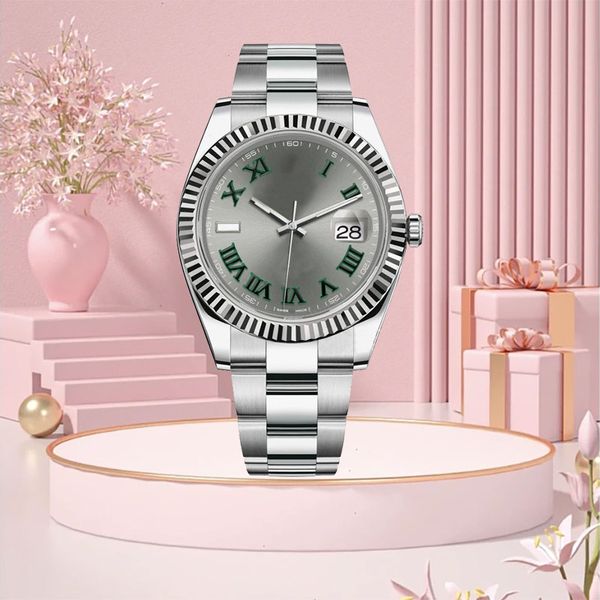New datejust designer watch style simple trendy luminous belt watch mens 36mm 41mm mechanical watches high grade rlx man watch watch movement Sapphire glass watch, D41
New datejust designer watch style simple trendy luminous belt watch mens 36mm 41mm mechanical watches high grade rlx man watch watch movement Sapphire glass watch, D41