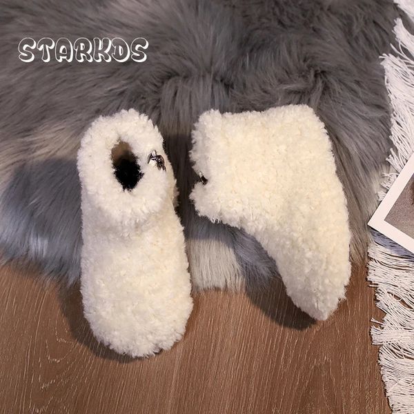 Thick Fur Warm Young Children Fashionable Curly Lambswool Boots For Boys And Girls Round Toe Outdoor Cotton Shoes fee3, Brown
Thick Fur Warm Young Children Fashionable Curly Lambswool Boots For Boys And Girls Round Toe Outdoor Cotton Shoes fee3, Brown