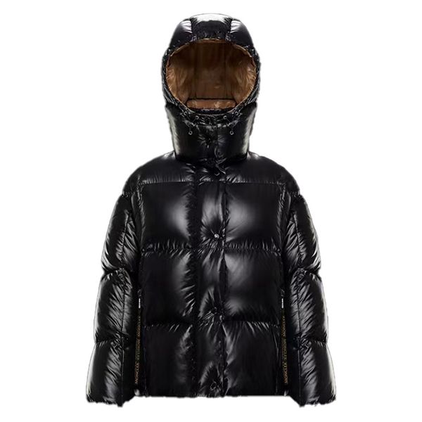 

Topstoney 2023 Women's Fashion White Duck Down Glossy Down Jacket Short Casual Windproof Hooded Coat Ladies Warm Outerwear Winter Black Puffer Ski Down Jacket 2108, Black-2108