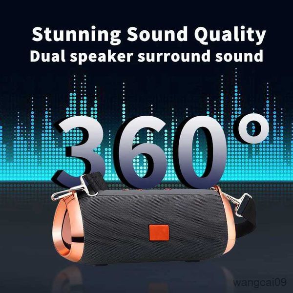 Image of Mini Speakers Bluetooth Speaker Plug-In Voice Prompt Mini Small Sound Outdoor Portable Bluetooth Speaker R231028