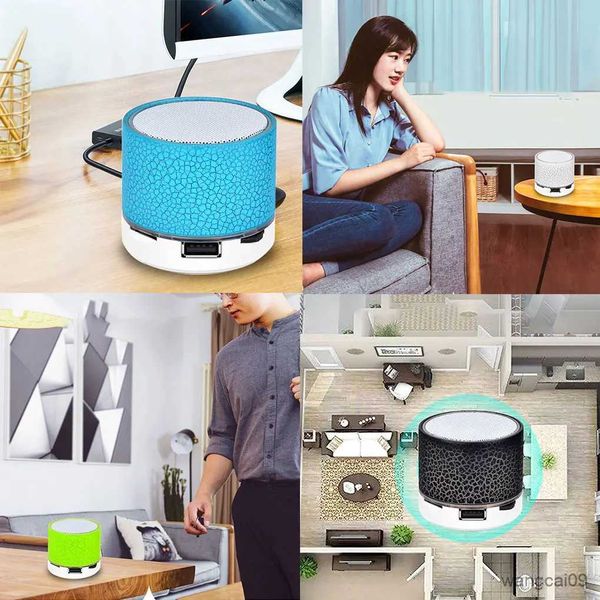 Image of Mini Speakers Portable Bluetooth Speaker with 10m Effective Distance Small Sound Speaker Support Card AUX USB R231028
