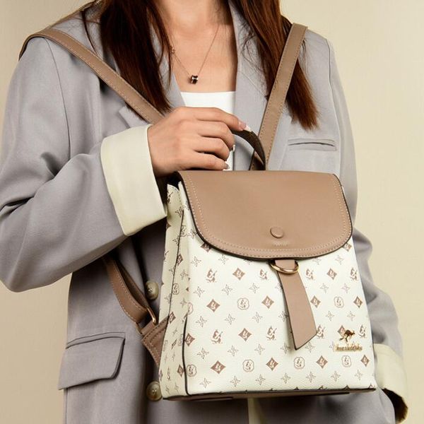 Factory sales shoulder bag 5 colors elegant retro printed handbag three-layer padded leather leisure backpack sweet little fresh rhombic fashion backpacks 1240#, Cream
Factory sales shoulder bag 5 colors elegant retro printed handbag three-layer padded leather leisure backpack sweet little fresh rhombic fashion backpacks 1240#, Cream