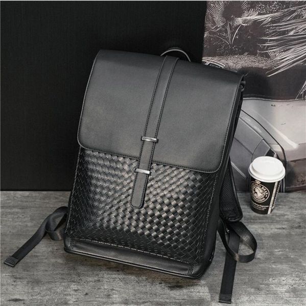 Personality men leather shoulder bags outdoor sports portable leisure travel handbags street trend woven backpack simple joker plaid messenger bag wholesale, Black
Personality men leather shoulder bags outdoor sports portable leisure travel handbags street trend woven backpack simple joker plaid messenger bag wholesale, Black