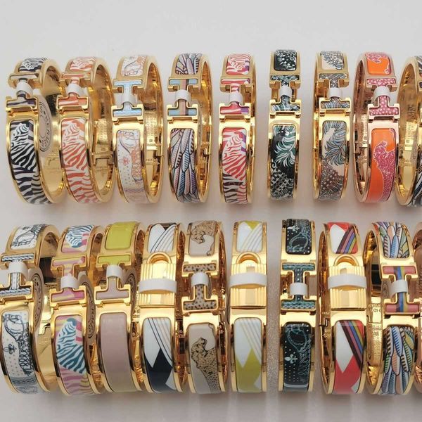 Designer Bracelet H Classic Jewelry Luxury jewelry 12mm high-quality version bracelet new enamel narrow edition men's and women's bracelets jewelry Christmas gift
Designer Bracelet H Classic Jewelry Luxury jewelry 12mm high-quality version bracelet new enamel narrow edition men's and women's bracelets jewelry Christmas gift