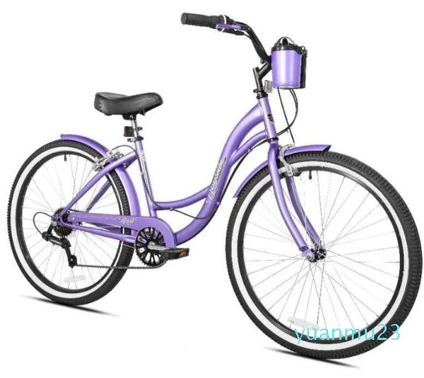 Image of Bayside Women&#039;s Cruiser Bicycle Purple bicycle road bike carbon road bike bicycles bikes