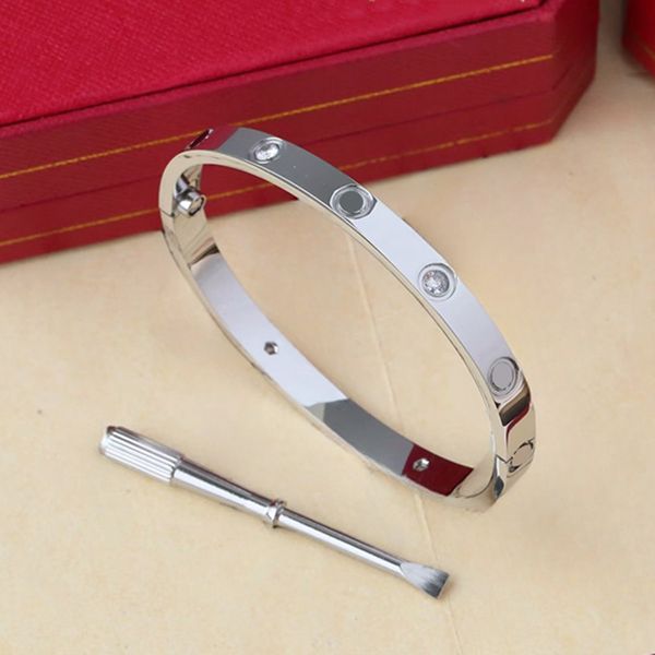Brand Bracelet screw bracelet tennis Bracelets Gold jewelry 18K rose gold silver plated with diamond cuff bracelet designer jewelrys women men Chirstmas party gift
Brand Bracelet screw bracelet tennis Bracelets Gold jewelry 18K rose gold silver plated with diamond cuff bracelet designer jewelrys women men Chirstmas party gift