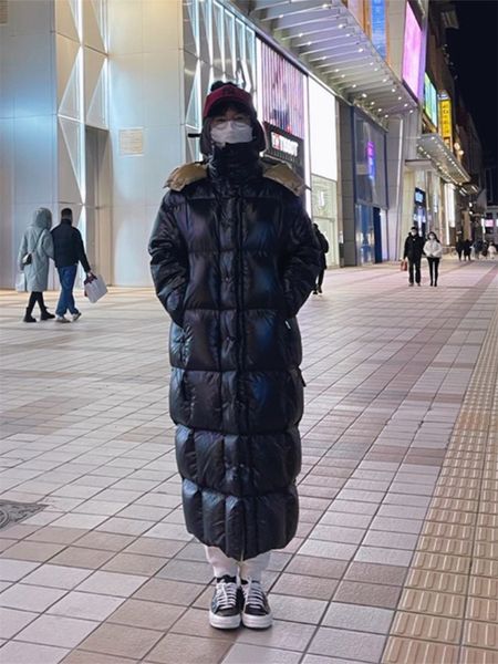 Topstoney 2023 Winter Korean Leisure Down Jackets Thickened A Long Over-the-knee Hooded Glossy Coat Fashion Parka Waterproof And Windproof Fabric Warm Jacket 017, Black-017
Topstoney 2023 Winter Korean Leisure Down Jackets Thickened A Long Over-the-knee Hooded Glossy Coat Fashion Parka Waterproof And Windproof Fabric Warm Jacket 017, Black-017