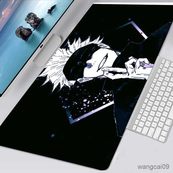 Image of Mouse Pads Wrist Gaming Mouse Pad Gamer Large Home Keyboard Pad Mouse Mat MousePads Anime Kaisen Anti-slip Gamer Natural Rubber Table Mat R231031