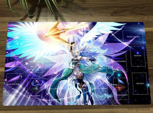 Image of Mouse Pads Wrist YuGiOh Bow of the Goddess Mat Trading Card Game Mat Table Playmat Mouse Pad Gaming Playing Mat Mousepad Bag R231031
