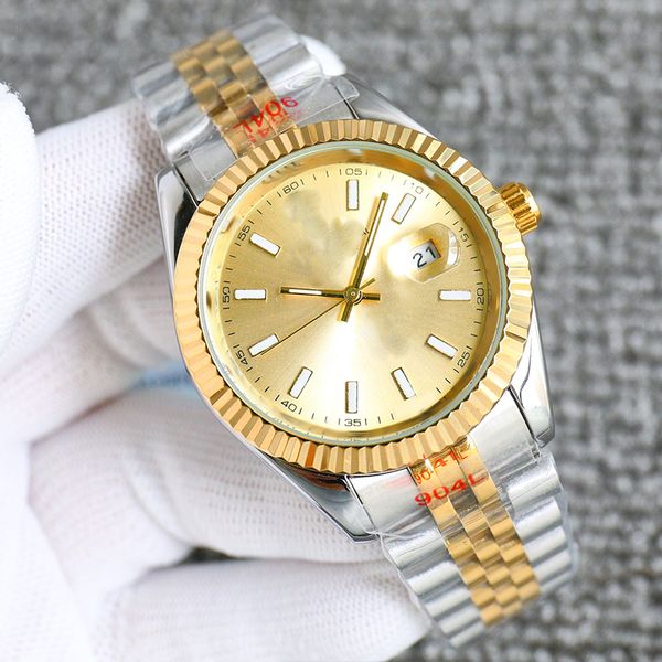

Luxury Designer Men's Watch High Quality 41mm/36mm Women's Watch Automatic Movement 2813 Waterproof Sapphire Montre de Luxe Couple Gift Watch, Camel