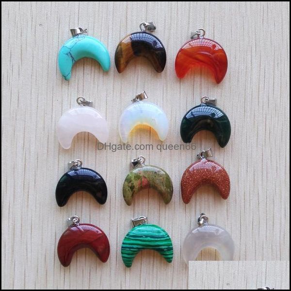 charms 20mm natural crystal crescent moon shape charms pendants for diy jewelry making wholesale drop delivery 2021 findings component dhzdq, Bronze;silver
charms 20mm natural crystal crescent moon shape charms pendants for diy jewelry making wholesale drop delivery 2021 findings component dhzdq, Bronze;silver