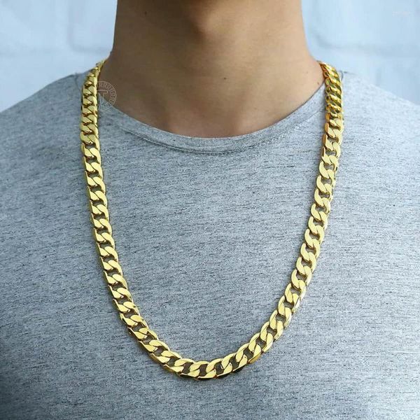 chains fashion gift gold chain necklaces for men women jewelry mens necklace filled curb cuban link, Silver
chains fashion gift gold chain necklaces for men women jewelry mens necklace filled curb cuban link, Silver