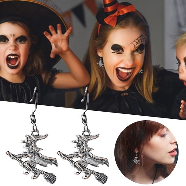 stud small earrings for second hole halloween collection flying witch vintage bronze fashion cross d women 220901, Golden;silver
stud small earrings for second hole halloween collection flying witch vintage bronze fashion cross d women 220901, Golden;silver