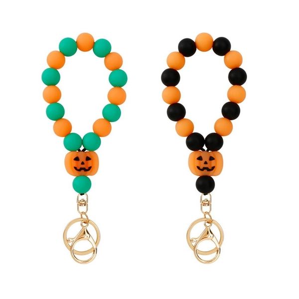 key rings 15mm glow in the dark silicone beaded pumpkin chain wristlet halloween bracelets chain ring holiday jewelry 220901, Slivery;golden
key rings 15mm glow in the dark silicone beaded pumpkin chain wristlet halloween bracelets chain ring holiday jewelry 220901, Slivery;golden