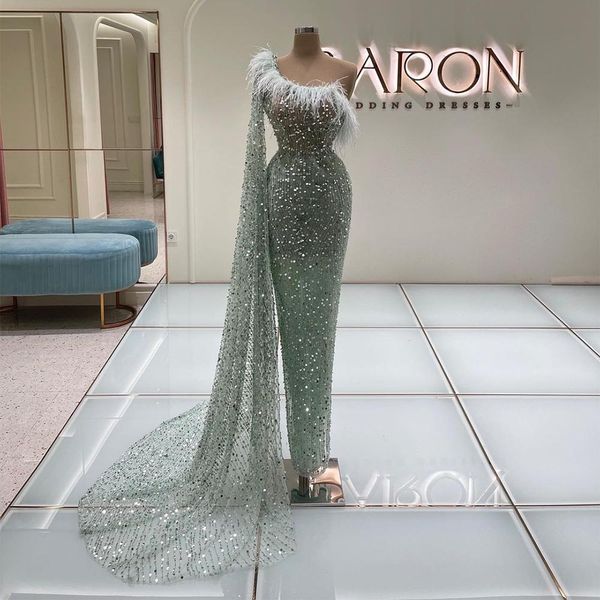 mermaid evening dresses one long sleeve 3d lace satin beaded bateau feather floor length appliques sequins sequins celebrity plus size party, Black;red
mermaid evening dresses one long sleeve 3d lace satin beaded bateau feather floor length appliques sequins sequins celebrity plus size party, Black;red