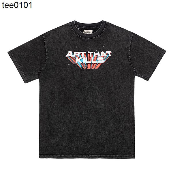 high version fashion tee galery dept atk letter printing washing water used men's and women's short sleeve t-shirt, White;black
high version fashion tee galery dept atk letter printing washing water used men's and women's short sleeve t-shirt, White;black