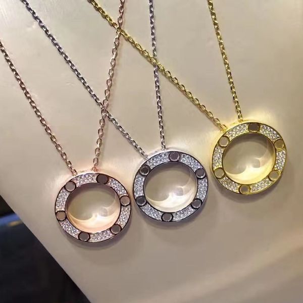 love ring pendant necklace fashion designer jewelry men women gold plated chain necklaces valentine's day gift, Silver
love ring pendant necklace fashion designer jewelry men women gold plated chain necklaces valentine's day gift, Silver