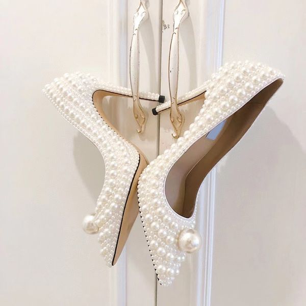luxury pearl decorated stiletto shoes women elegant fashion high-end pointed 11cm white wedding bride banquet dress shoes, Black
luxury pearl decorated stiletto shoes women elegant fashion high-end pointed 11cm white wedding bride banquet dress shoes, Black