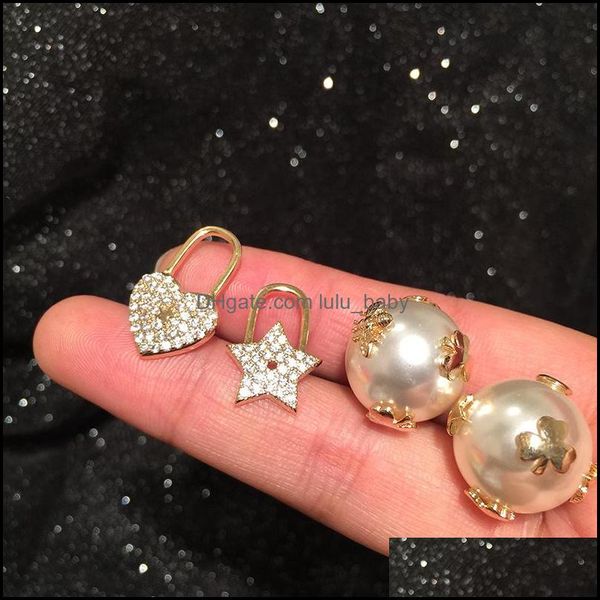 stud new fashion luxury designer lovely pretty bee diamond star heart pearl double sided stud earrings for woman girls 925 sier post dhjdh, Golden;silver
stud new fashion luxury designer lovely pretty bee diamond star heart pearl double sided stud earrings for woman girls 925 sier post dhjdh, Golden;silver