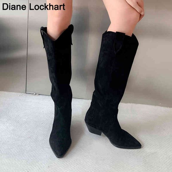 boots chunky heel western suede leather cowboy high pointy retro female botas mujer handmade quality ladies wedges shoes 220901, Black
boots chunky heel western suede leather cowboy high pointy retro female botas mujer handmade quality ladies wedges shoes 220901, Black