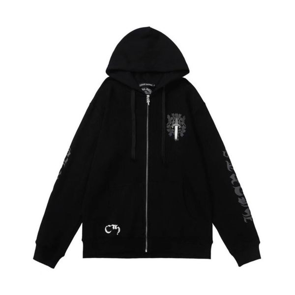 classic luxury men's sweatshirts ch brand fashion hoodies men woman designer horseshoe cross pullover hooded zipper sweater loose jacke, Black
classic luxury men's sweatshirts ch brand fashion hoodies men woman designer horseshoe cross pullover hooded zipper sweater loose jacke, Black
