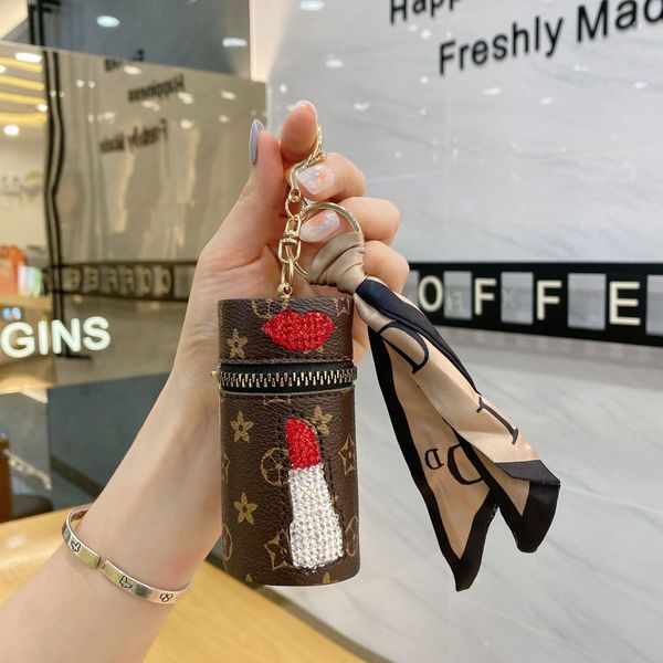 key chain diamond lipstick pack key chain retro affordable luxury coin purse cross-border products earphone bag, Slivery;golden
key chain diamond lipstick pack key chain retro affordable luxury coin purse cross-border products earphone bag, Slivery;golden