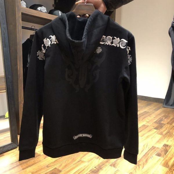 classic luxury men's sweatshirts ch brand fashion hoodies men woman designer horseshoe cross pullover hooded zipper sweater loose jacke, Black
classic luxury men's sweatshirts ch brand fashion hoodies men woman designer horseshoe cross pullover hooded zipper sweater loose jacke, Black