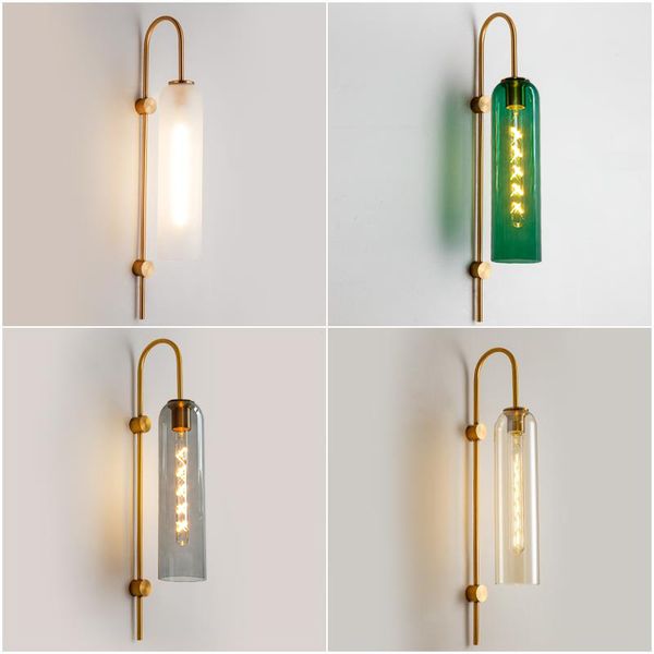 nordic postmodern wall lamp creative strip living room bedroom bedside lamp glass light
nordic postmodern wall lamp creative strip living room bedroom bedside lamp glass light