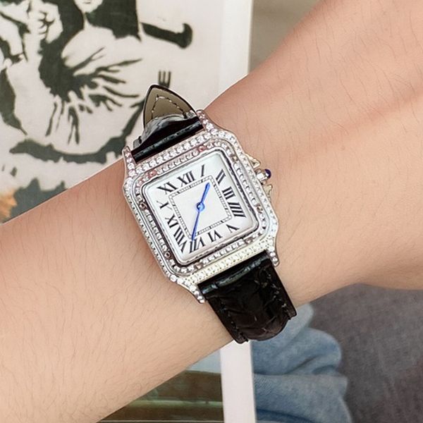 6 styles luxury womens diamonds square watch silver case 316l stainless steel nice designer iced out watches quartz movement waterproof wris, Slivery;brown
6 styles luxury womens diamonds square watch silver case 316l stainless steel nice designer iced out watches quartz movement waterproof wris, Slivery;brown