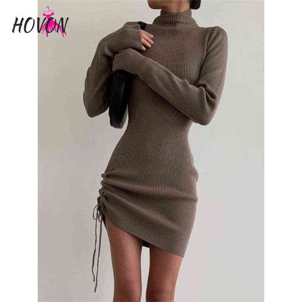casual dresses hn turtleneck long sleeve knitted mini dresses for women elegant ruched casual drawstring bodycon dress autumn winter t220831, Black;gray
casual dresses hn turtleneck long sleeve knitted mini dresses for women elegant ruched casual drawstring bodycon dress autumn winter t220831, Black;gray