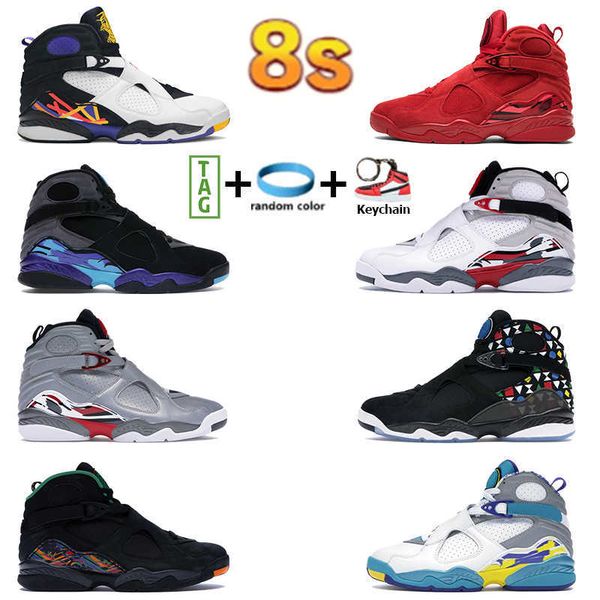 8 8s basketball shoes mens sport sneakers valentines day white aqua alternate bunny three peat reflective silver men women trainers us, Black
8 8s basketball shoes mens sport sneakers valentines day white aqua alternate bunny three peat reflective silver men women trainers us, Black