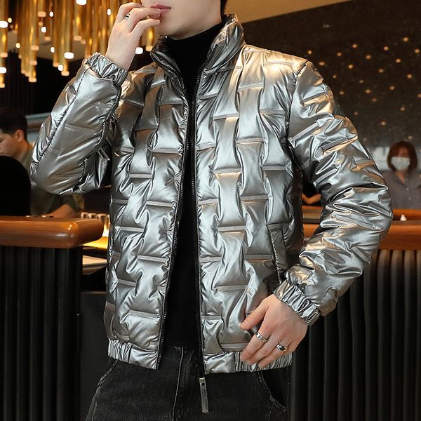 mens down parkas autumn and winter cottonpadded mens bright face thickened warm waterproof cottonpadded casual stand collar coat trend 22090, Black
mens down parkas autumn and winter cottonpadded mens bright face thickened warm waterproof cottonpadded casual stand collar coat trend 22090, Black