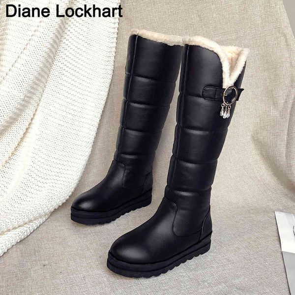 boots warm snow women winter wedges low heels knee high female long lady platform fur plush shoes woman white 220901, Black
boots warm snow women winter wedges low heels knee high female long lady platform fur plush shoes woman white 220901, Black
