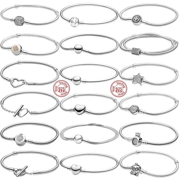 bangle 925 sterling silver star heart crown round sparkling snake chain basic bracelet fit original brand charm bead women jewelry 220831, Black
bangle 925 sterling silver star heart crown round sparkling snake chain basic bracelet fit original brand charm bead women jewelry 220831, Black