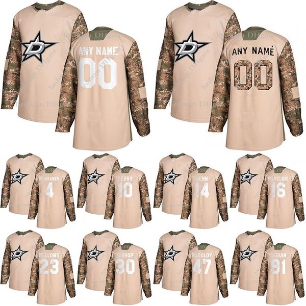 college weardallas stars camo veterans day practice jerseys 91 tyler seguin 14 jamie benn 47 alexander radulov custom any number any name ho, Black
college weardallas stars camo veterans day practice jerseys 91 tyler seguin 14 jamie benn 47 alexander radulov custom any number any name ho, Black