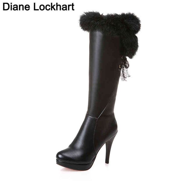 boots 2021 fashion knee high women's winter thick heel long round slip on spring autumn shoes woman black white 220901
boots 2021 fashion knee high women's winter thick heel long round slip on spring autumn shoes woman black white 220901